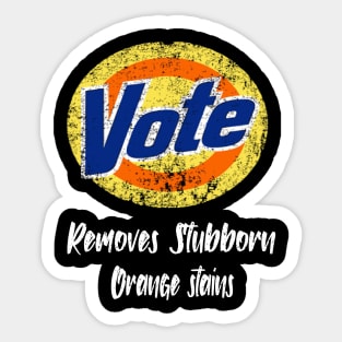 Anti-Trump Vote Detergent Funny Vintage Sticker